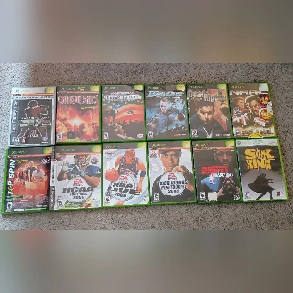 Original Xbox 14 Game Lot PRE-OWNED
